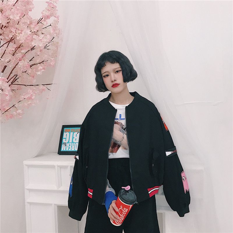 这3款2017秋季新款棒球服，韩版宽松学生装值得拥有