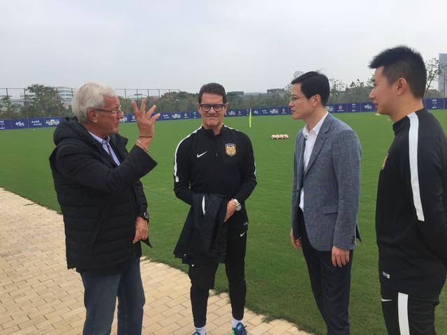 里皮访问马德兴,里皮会见卡纳瓦罗