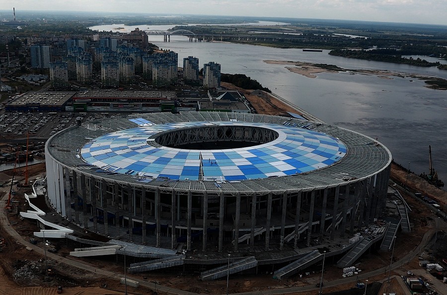 俄罗斯世界杯各球场,2018年俄罗斯世界杯球场分布