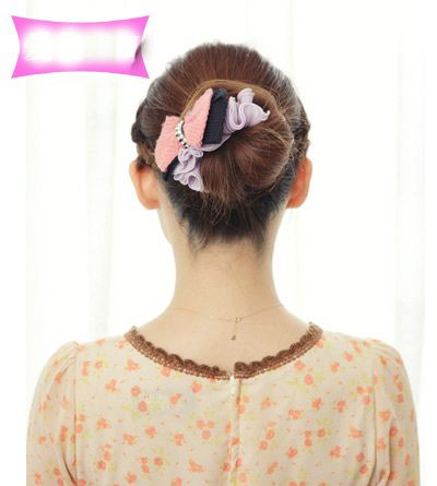 春日出游直发发型,春日直发扎发