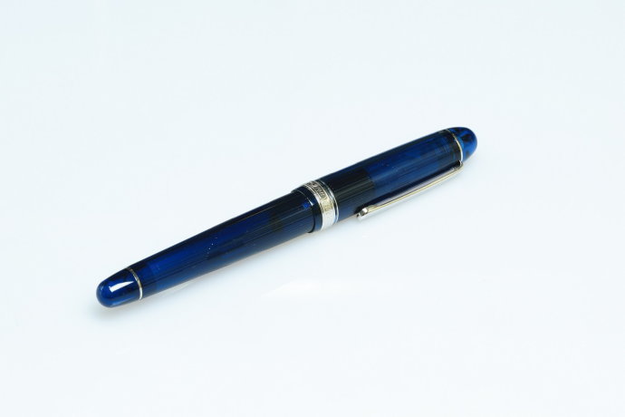 只为那抹蓝白金3776河口湖纪念版钢笔评测