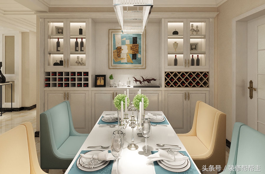 在这样的新家与心爱之人对饮一杯红酒,唯美而浪漫