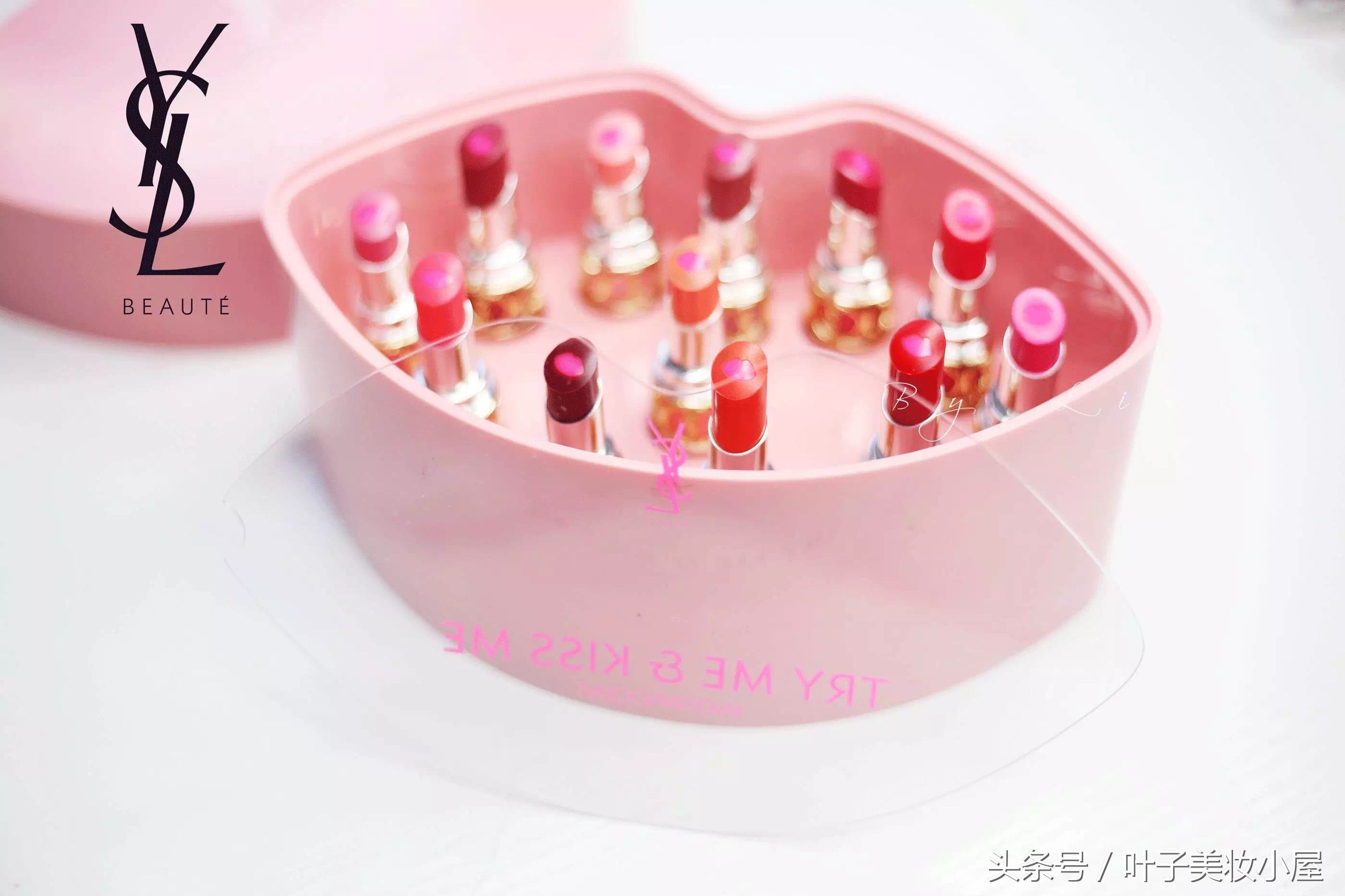 ysl夹心唇膏试色,ysl夹心口红哪个火