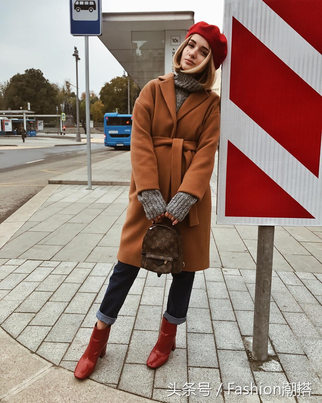 毛呢大衣过冬里面穿什么,保暖又好看的呢大衣搭配