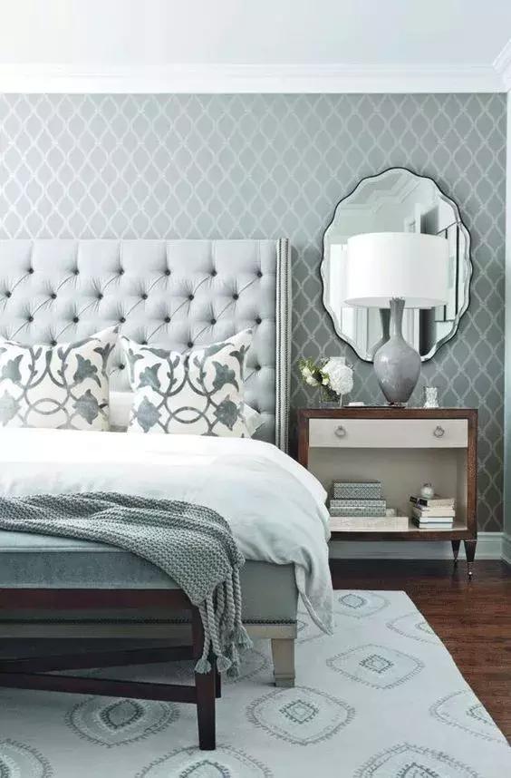 轻奢风床头背景墙软包款式大全,床头软包最新款设计