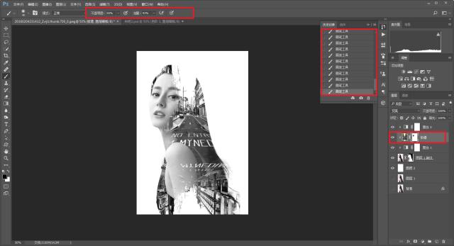 ps双重曝光的混合选项设置,ps双重曝光完整教程步骤