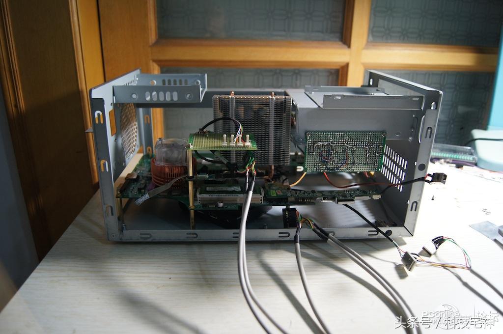 联想一体机拆机改台式电脑,旧联想笔记本改造小主机
