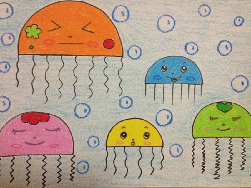 适合幼儿园小朋友画的趣味美术,儿童画创意画8-10岁马克笔画教学