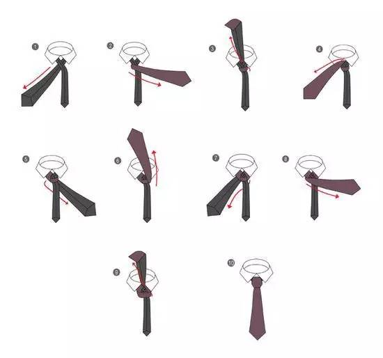 女生打领带的10种方法,给老公打领带教程