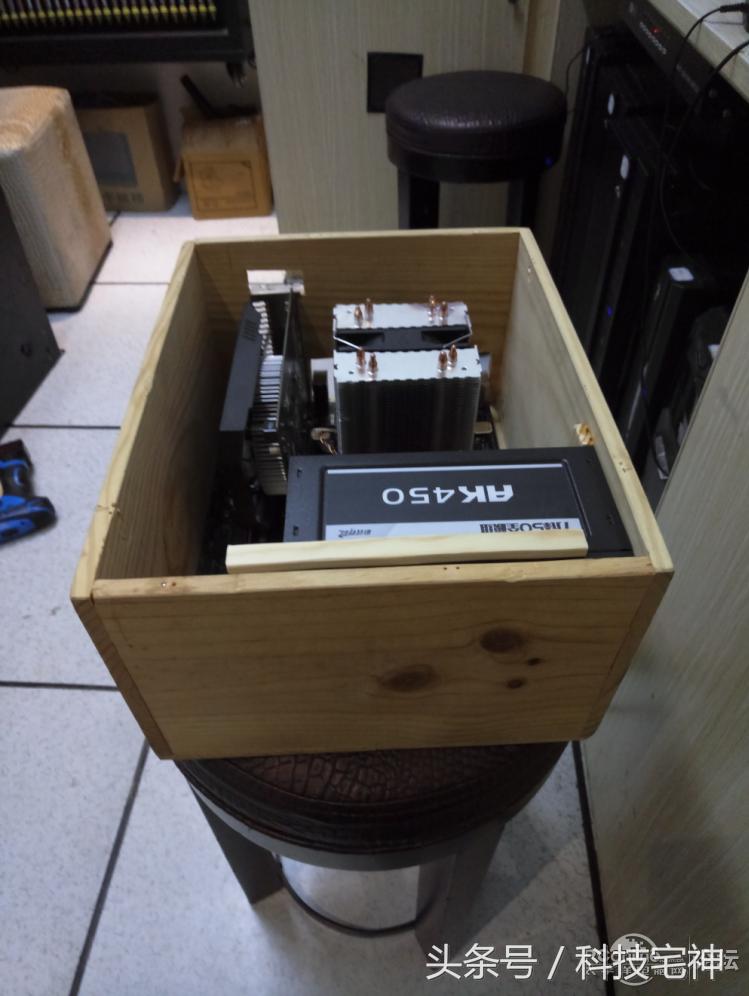 废旧机箱创意制作,木质小机箱制作