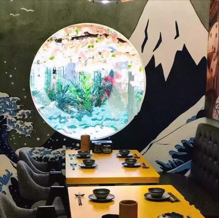 网红去武汉花潮日料店,湖北网红日料店