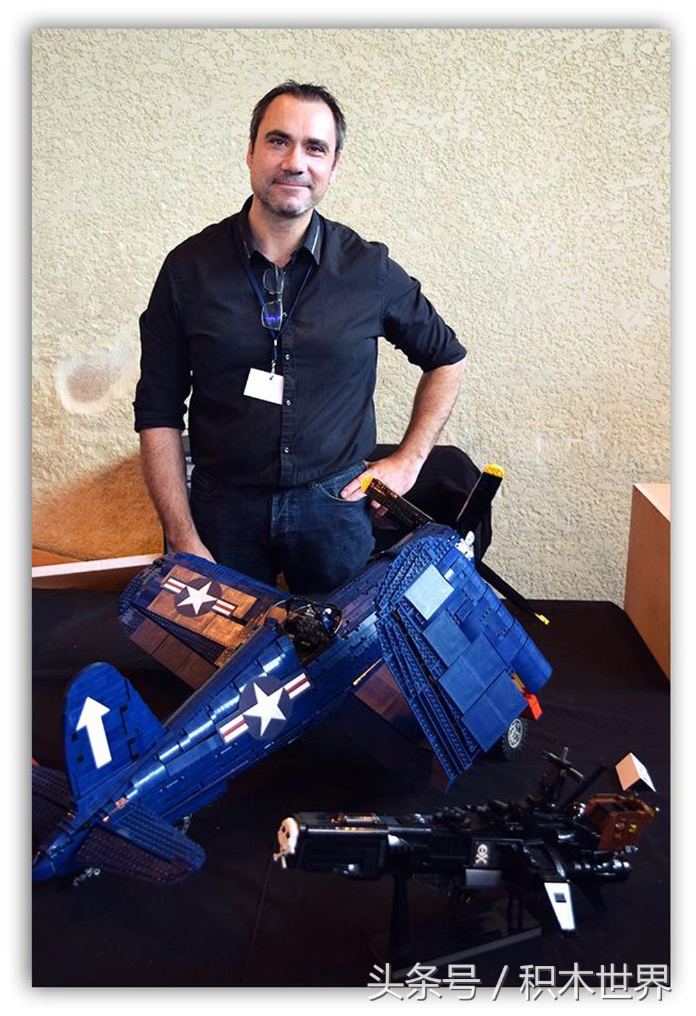 拼装乐高lego星际驱逐舰,美军f4u海盗战斗机跟德军战斗视频