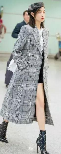 马伊琍大衣造型,高级感风衣女马伊琍同款