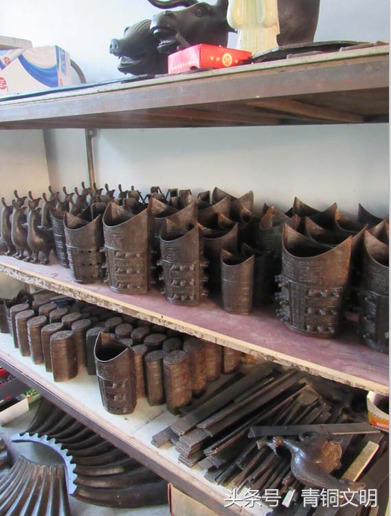 青铜器制作过程展板,青铜器工艺制作流程图文