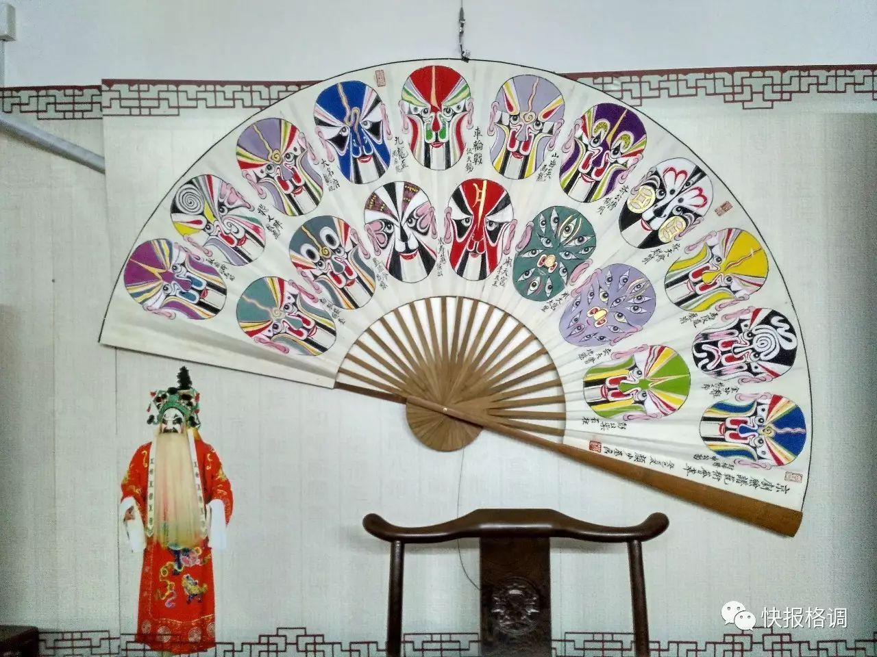 油画中国国粹脸谱,中国国粹戏曲风油画