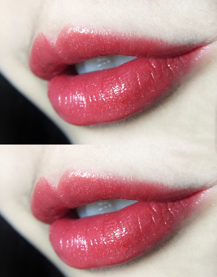 阿玛尼101黑管哑光口红,阿玛尼红管206唇釉深唇试色