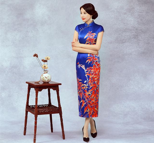 中国风复古金丝绒旗袍神韵,一袭旗袍显示柔美