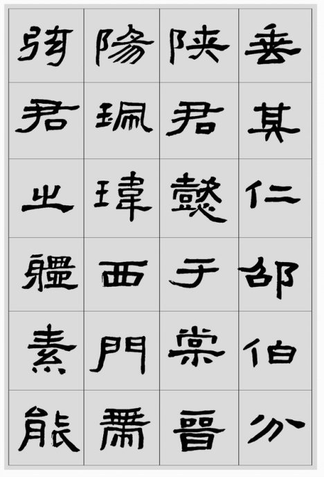 临帖方法和步骤,整理一些初学临帖作品