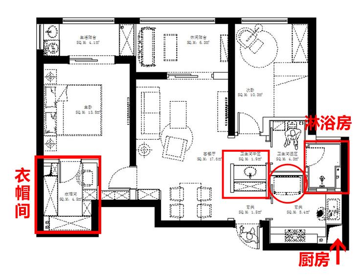 172平米新家美式混搭风格很温馨 (72平米美式全屋定制家具)