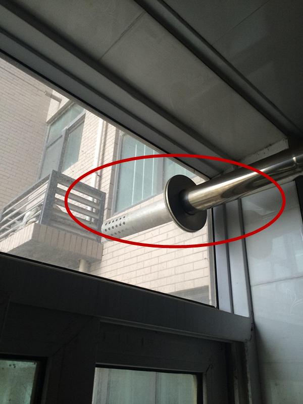 热水器排烟管封堵,燃气热水器排烟管漏风