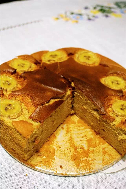 六寸香蕉戚风蛋糕的做法,八寸香蕉戚风蛋糕的配方