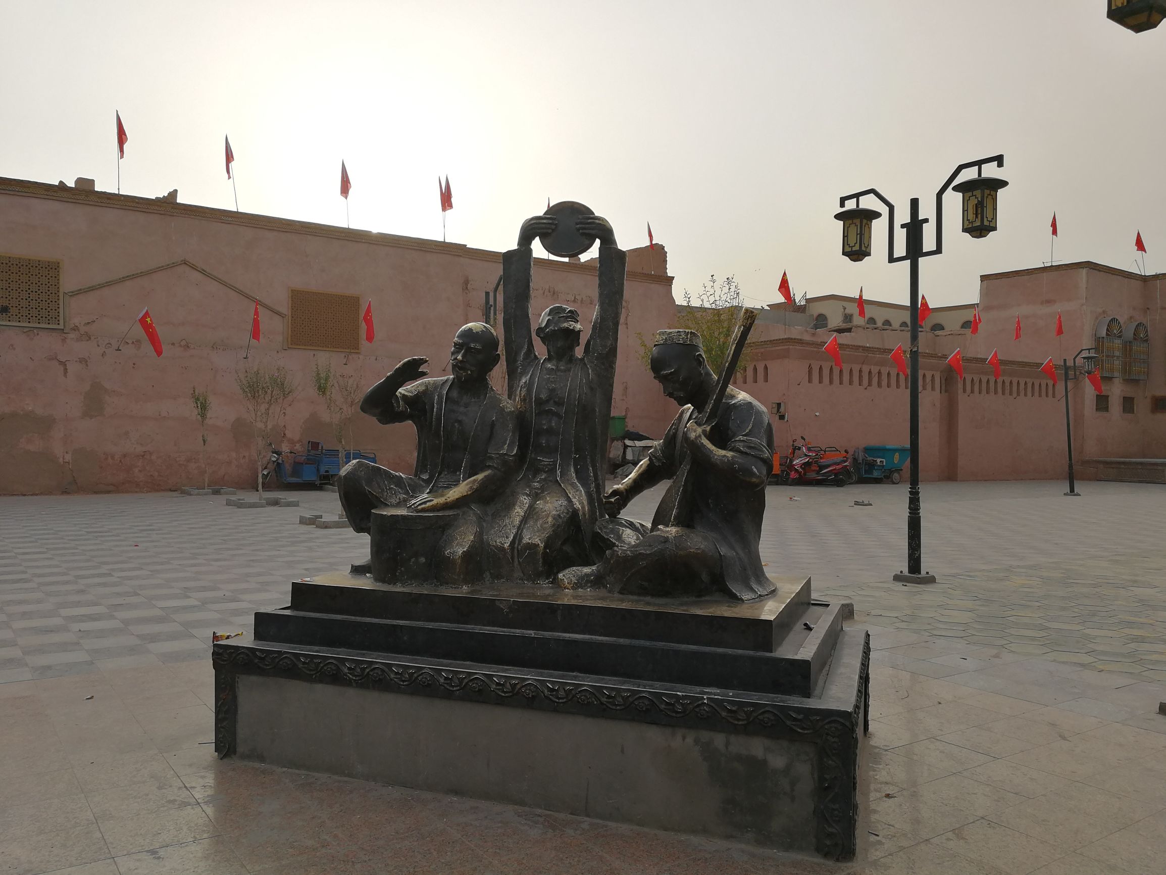 新疆喀什噶尔老城,喀什千年老城全景