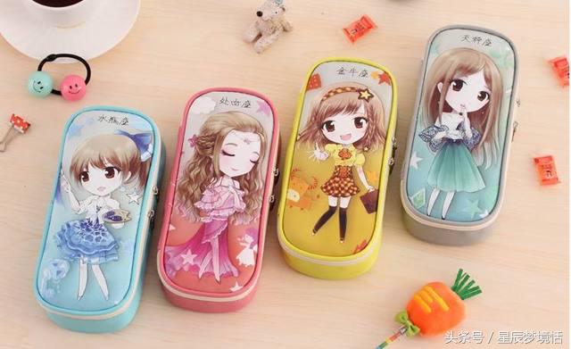 超可爱的萌萌笔盒,可爱又漂亮的文具袋笔本子