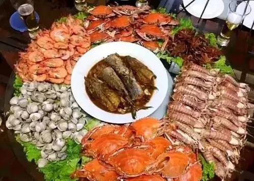 炫富海鲜美食,烟台吃海鲜档次最高
