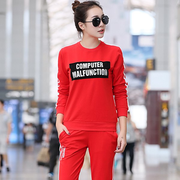 春秋卫衣运动服套装女中长款大码,新款爆款卫衣运动服套装女最新款