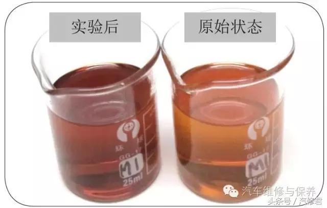 润滑油变黄的原因,润滑油颜色变黑