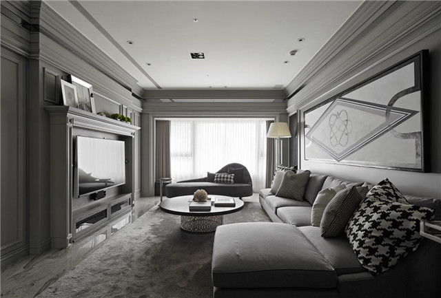 135平四室两厅现代轻奢装修风格,唐山107平米小户型装修风格