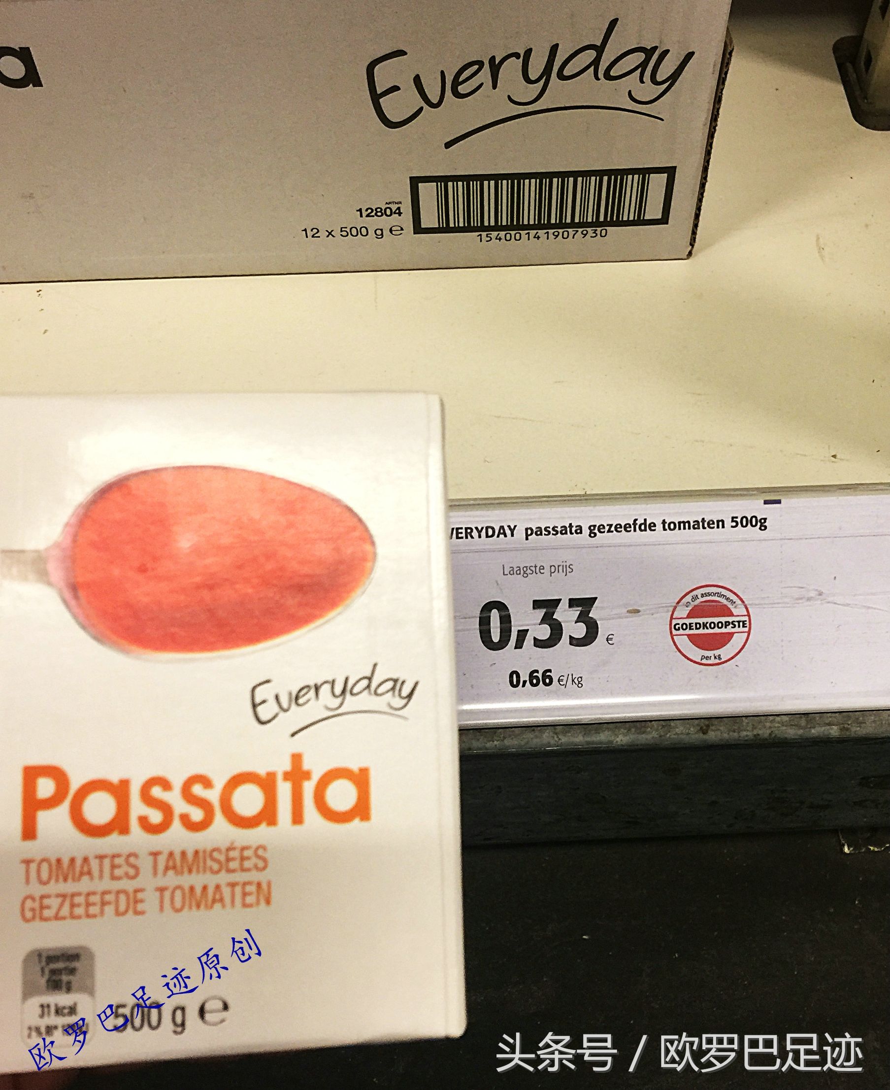 欧洲超市的价格太丧,pu心,da病,xi狂,ben……原创实拍