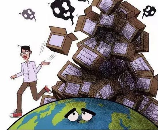“双11”快递拆爽了？你可能不知道：快递垃圾能铺满40万个足球场