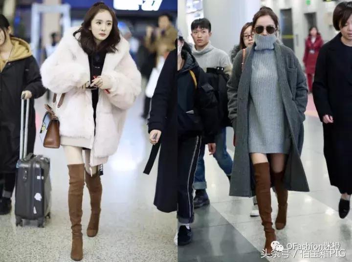 冬天又潮又保暖秒杀你的长靴,冬季过膝长靴很多人都喜欢