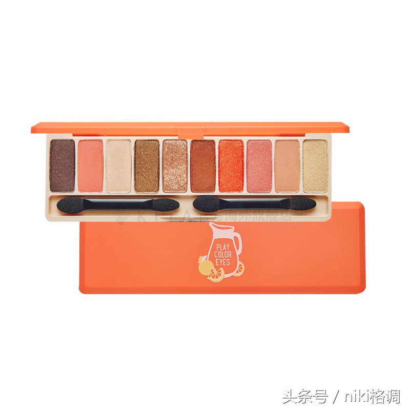 元气少女眼影的搭配画法,元气少女妆容橘色系