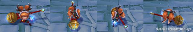 英雄联盟金克丝情人节皮肤视频,冰雪圣诞金克丝