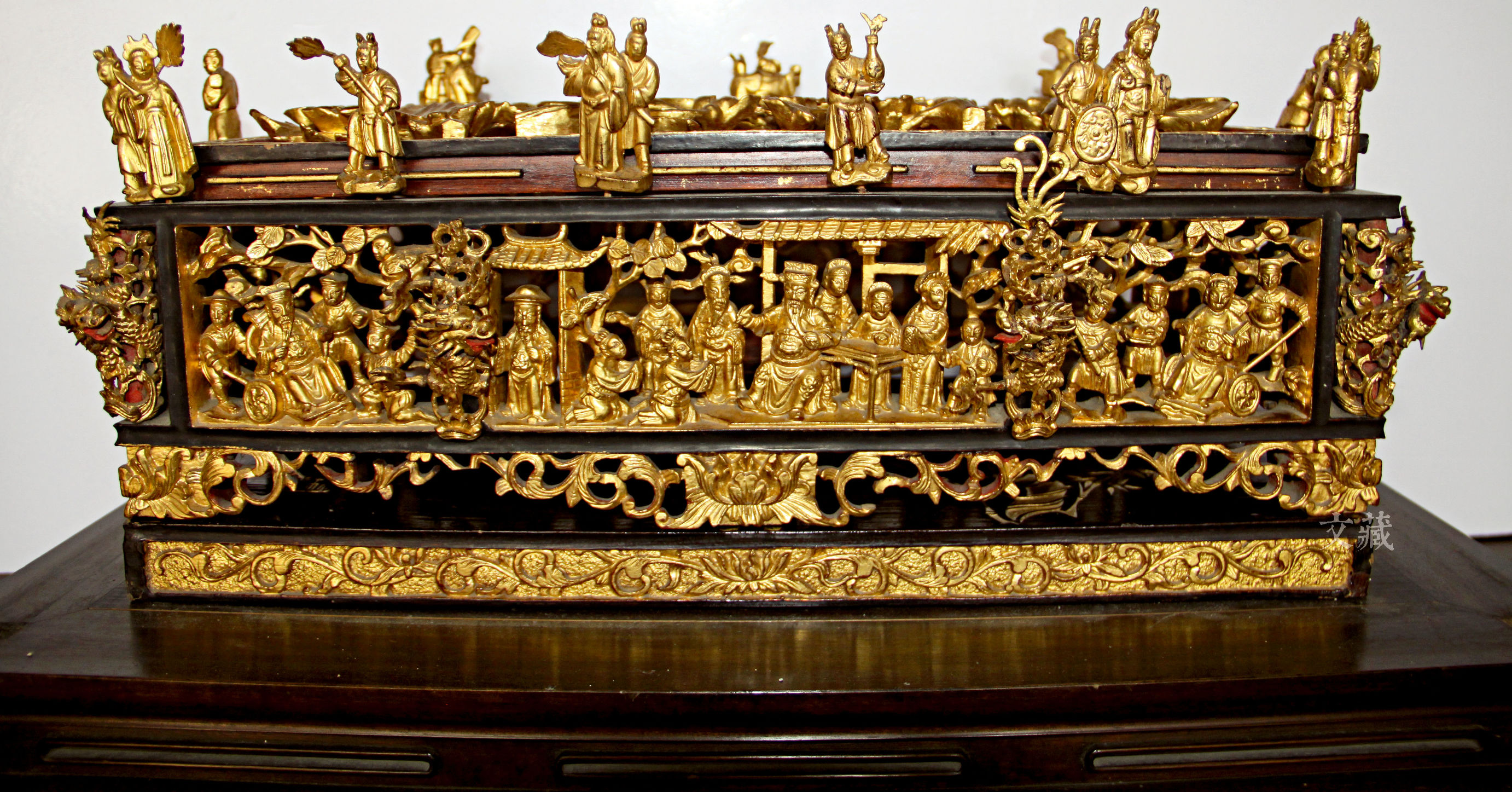 金漆木雕珍品,漆金木雕