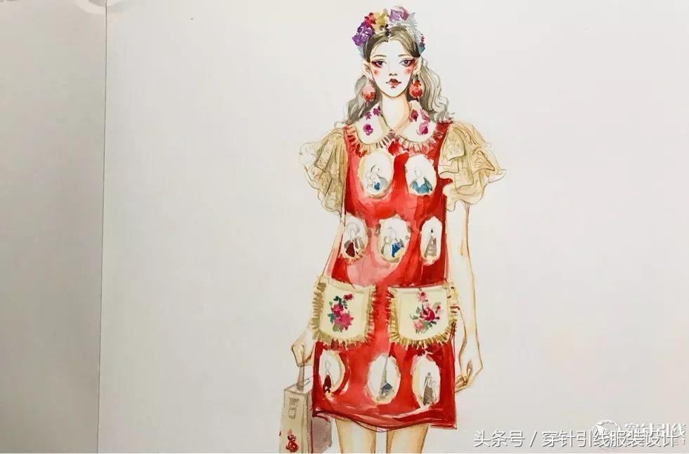 时装手绘视频,时装手绘女装效果图素材资料