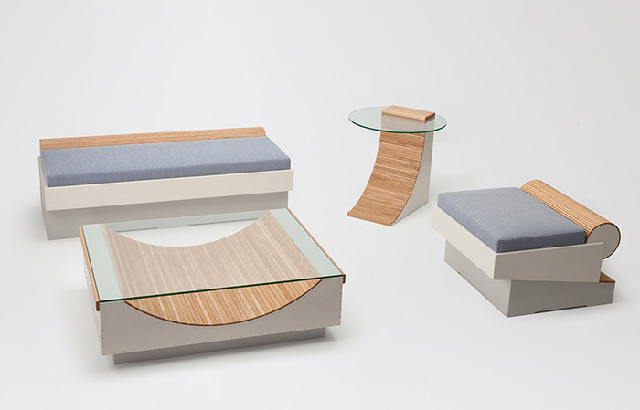 滑板样式家具,家具展厅滑板