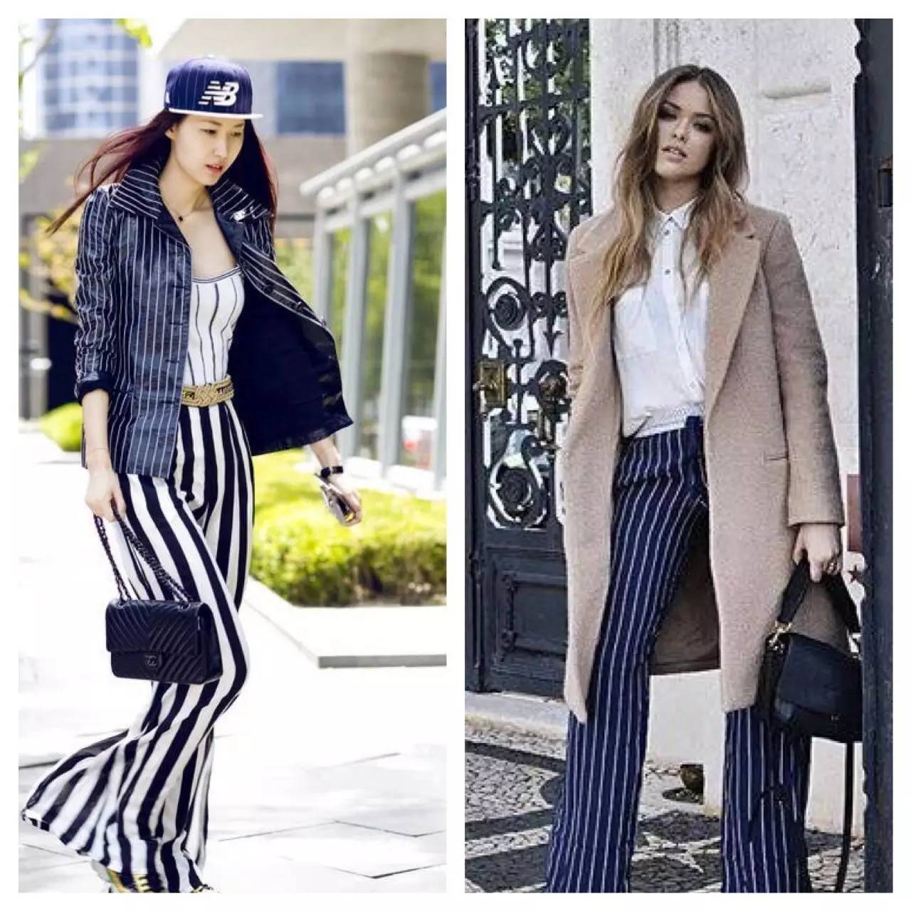 阔腿裤秋冬显瘦窄版穿搭,阔腿裤最不费力的搭配套路潮爆了