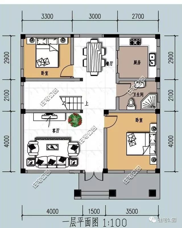 十佳最美农村别墅三层7x12米,农村别墅户型设计大全