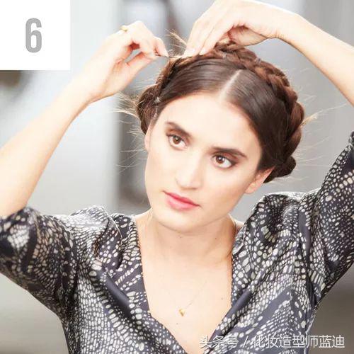 不用编麻花的简单盘发编发教程,复古麻花辫盘发