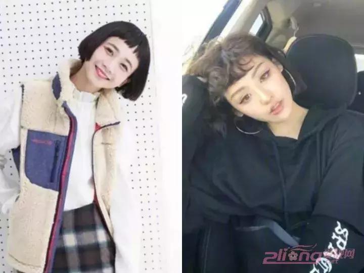 40岁减龄发型大圆脸短发卷发,矮个子大圆脸短发烫哪种卷发好看