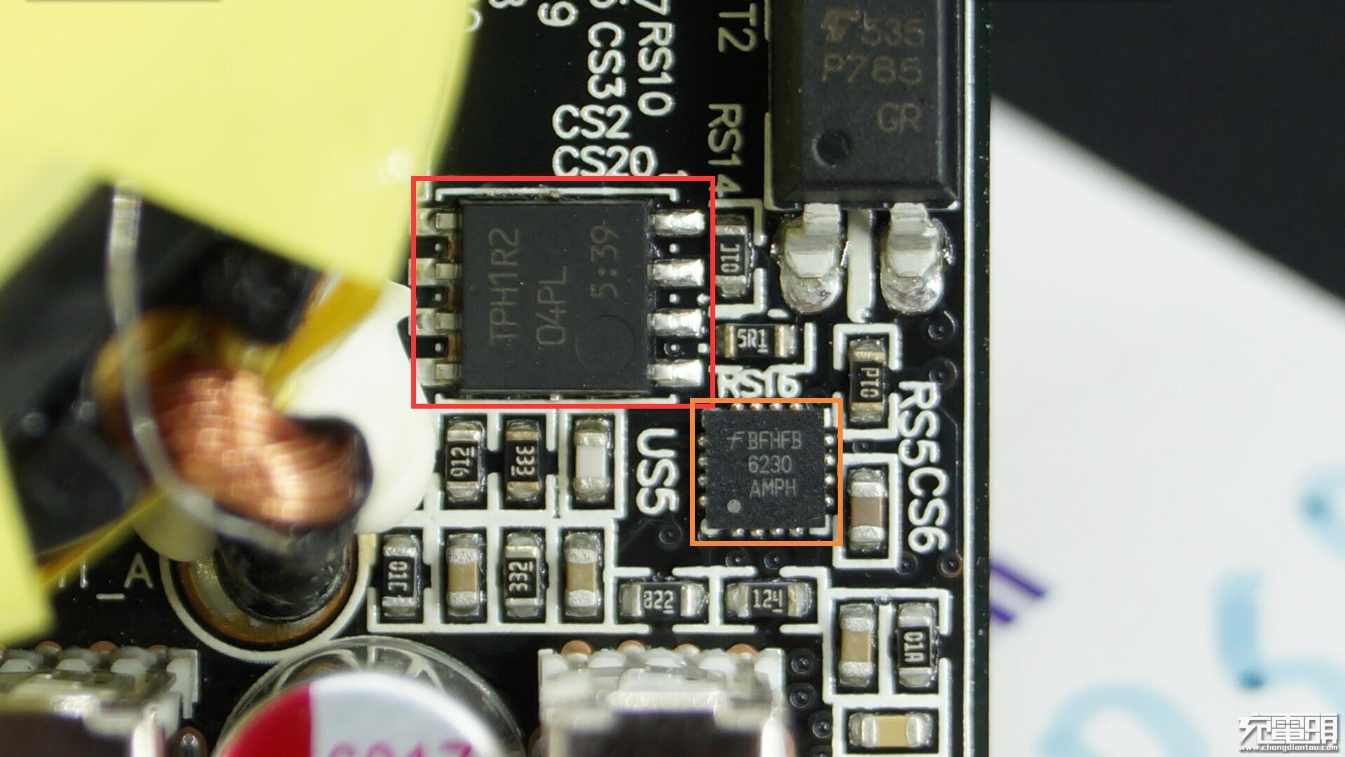 小米gan充电器65w拆解,小米65w双口充电器拆解