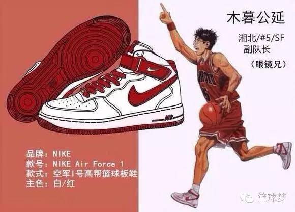 《灌篮高手》各大球鞋大集合