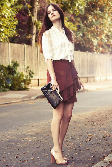 大幂幂开叉白裙,大幂幂红色抹胸长裙