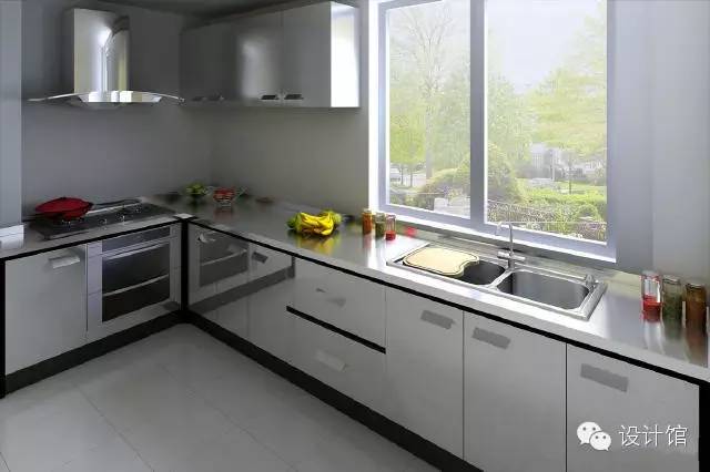 l型橱柜怎么设计才实用,实用美观橱柜拉手