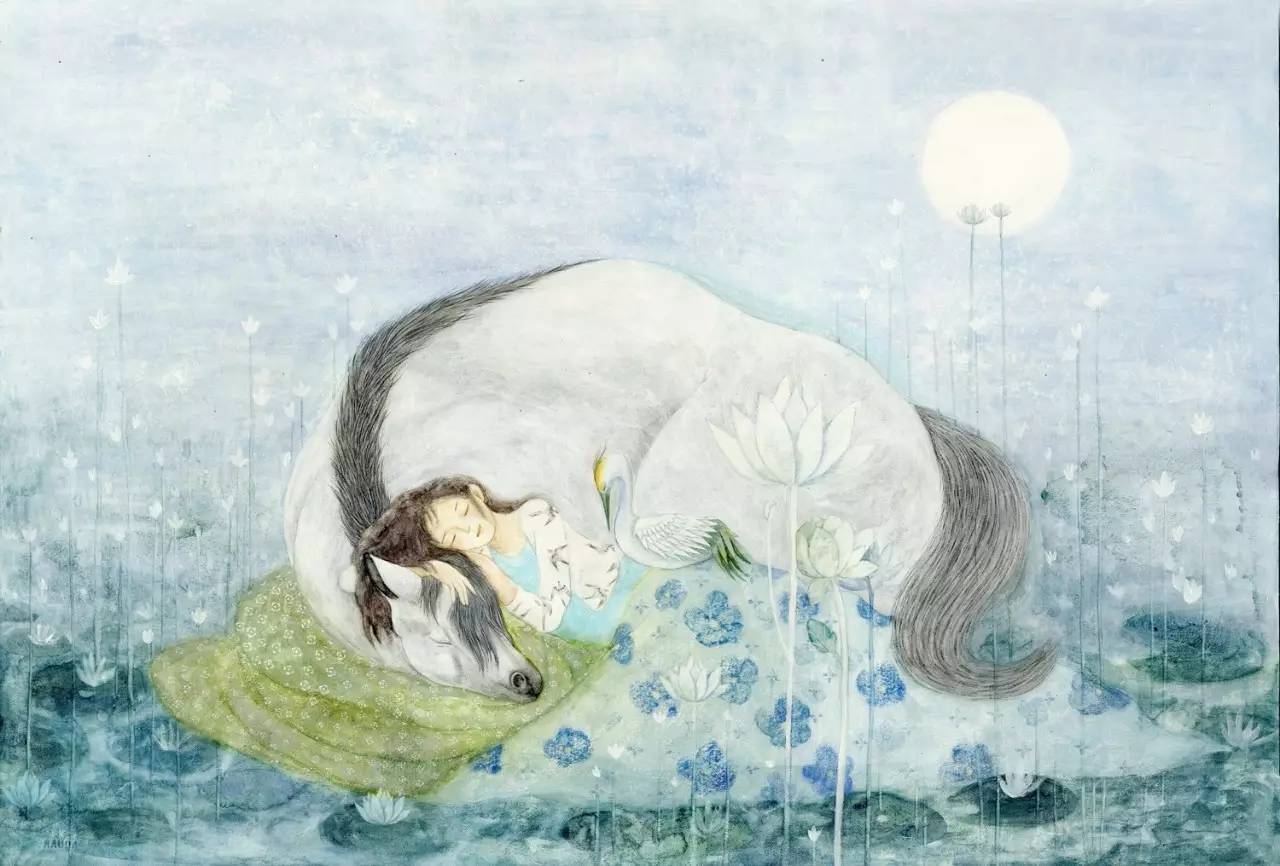 明明可以靠颜值却偏偏靠才华画画,明明能靠颜值非要靠画画