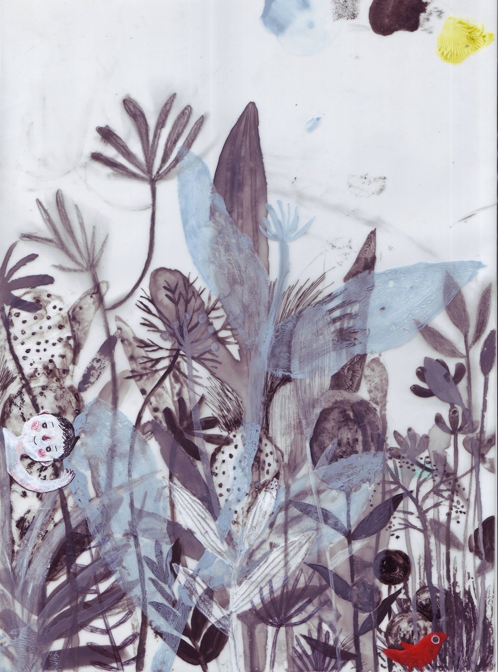 明明可以靠颜值却偏偏靠才华画画,明明能靠颜值非要靠画画