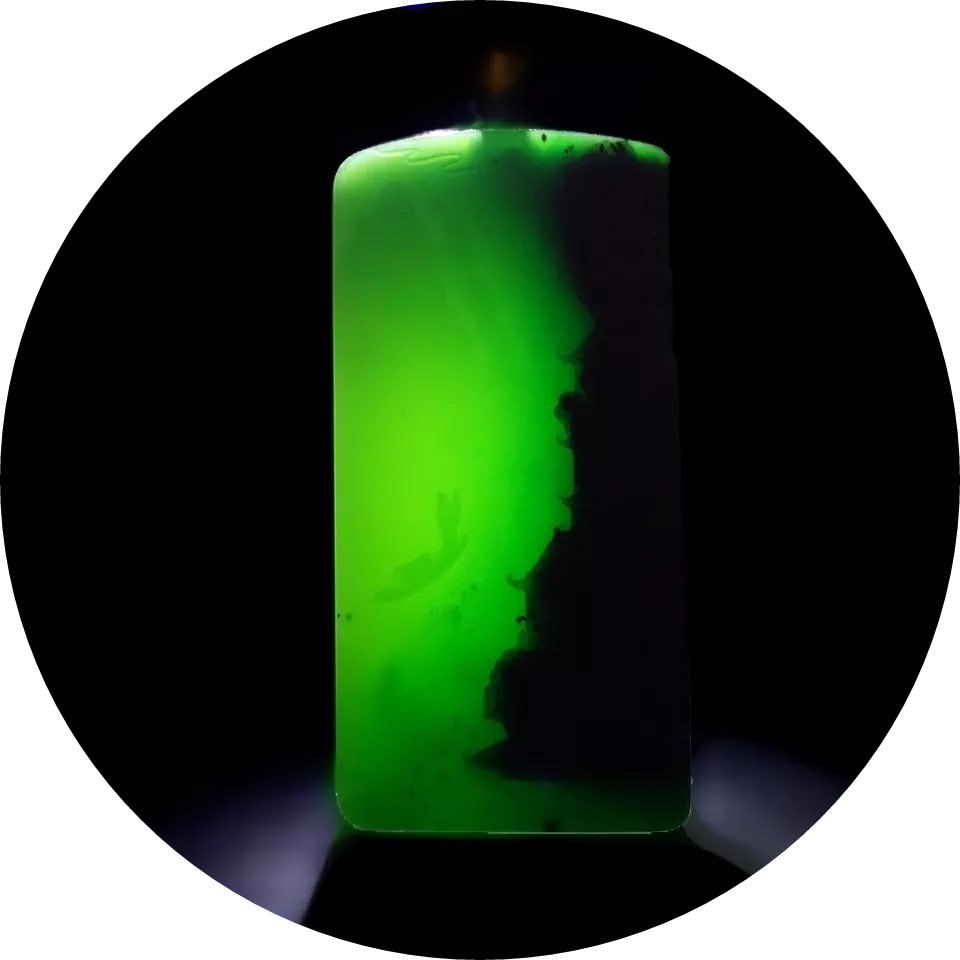 小精品玉雕 (玉雕碧玉仕女)